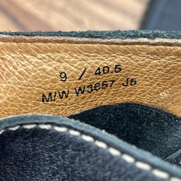 Born Sandals Womens Size 9 M Black Leather Comfort Casual Going Out Slipon Shoes - Picture 8 of 9